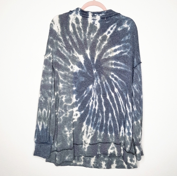 Free People We The Free Best Catch Oversized Tie Dye Pullover Sweatshirt S - Picture 3 of 6